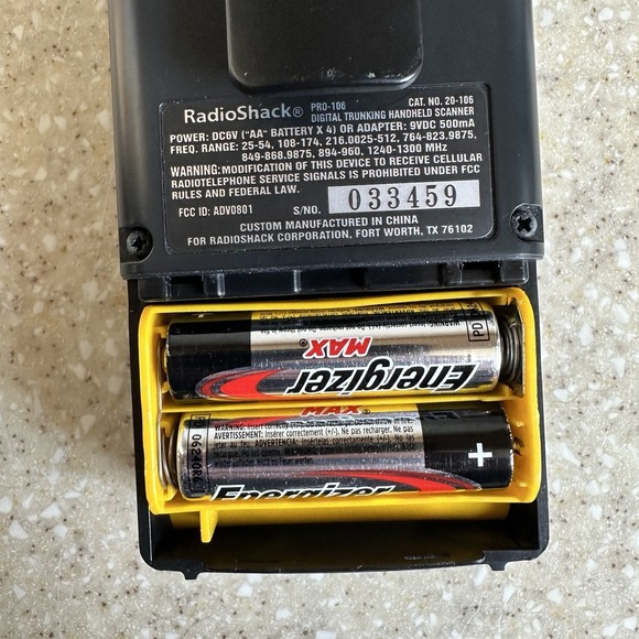 Radio Shack Pro-106 Digital Trunking Handheld Scanner 20-106 **needs Antenna - Picture 4 of 7